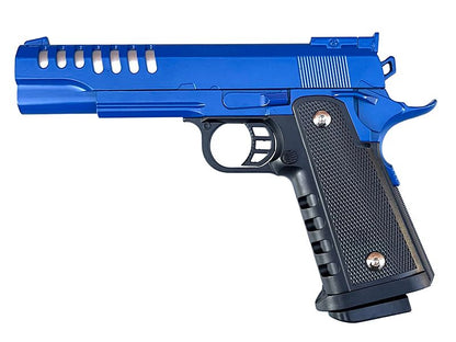Vigor 4.3 Ported Spring Pistol (Full Metal - Blue - V16)