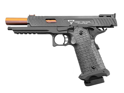 Jag Precision x Taran Tactical International Licensed JW3 Combat Master Gas Blowback Pistol (TTI - Full Metal - Black)