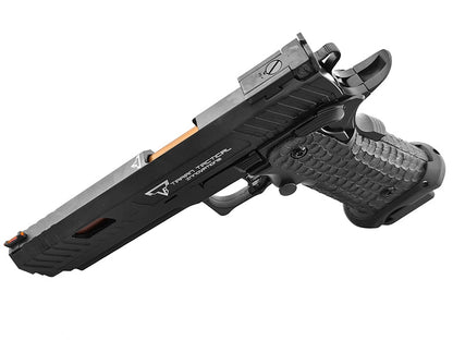 Jag Precision x Taran Tactical International Licensed JW3 Combat Master Gas Blowback Pistol (TTI - Full Metal - Black)