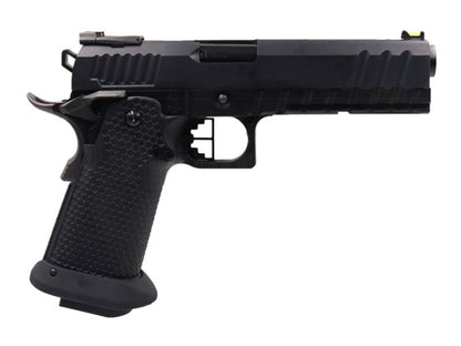 Armorer Works Custom Black Ace Hi-Capa GBBP (Black Slide - Black Barrel -  AW-HX2033)