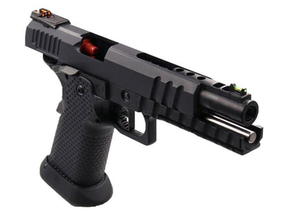 Armorer Works Custom Black Ace Hi-Capa GBBP (Black Slide - Black Barrel -  AW-HX2033)