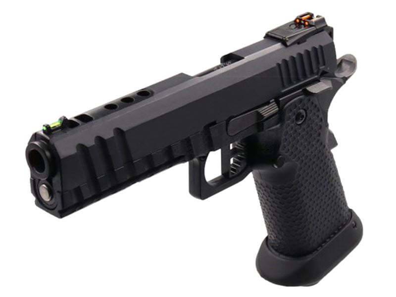 Armorer Works Custom Black Ace Hi-Capa GBBP (Black Slide - Black Barrel -  AW-HX2033)
