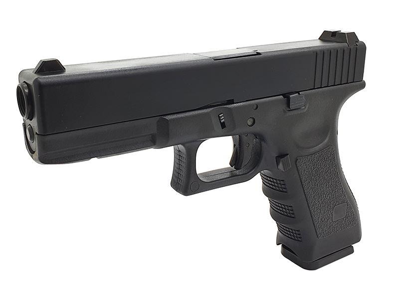 Army 17 Series Gas Blowback Pistol (Polymer Body and Slide - Black - R17-5)