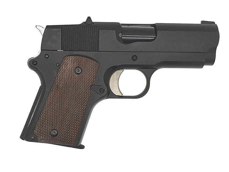 Army R45 Stubby Gas Blowback Pistol (Polymer Body and Slide - Black - R45)