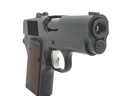 Army R45 Stubby Gas Blowback Pistol (Polymer Body and Slide - Black - R45)