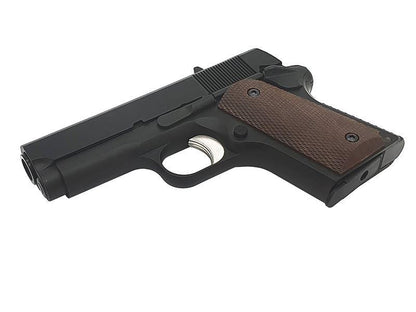 Army R45 Stubby Gas Blowback Pistol (Polymer Body and Slide - Black - R45)