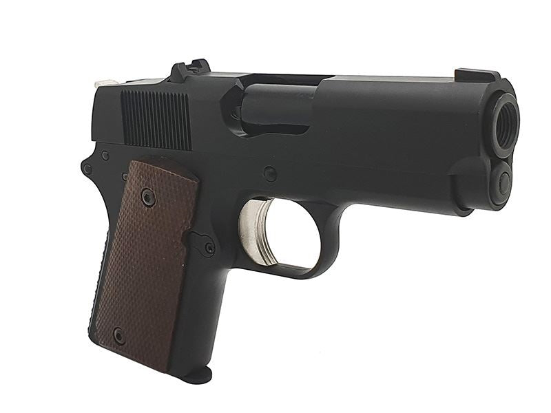 Army R45 Stubby Gas Blowback Pistol (Polymer Body and Slide - Black - R45)