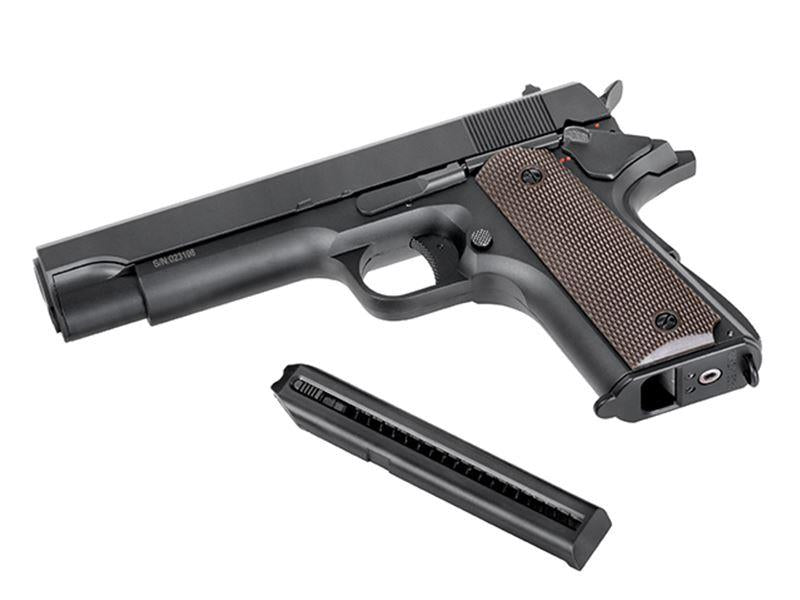 Cyma 1911 Mosfet AEP Pistol (Lipo Battery andh Charger Inc. - Black - CM123S)