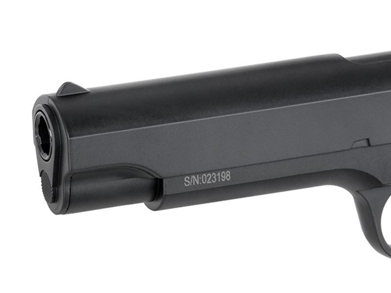 Cyma 1911 Mosfet AEP Pistol (Lipo Battery andh Charger Inc. - Black - CM123S)