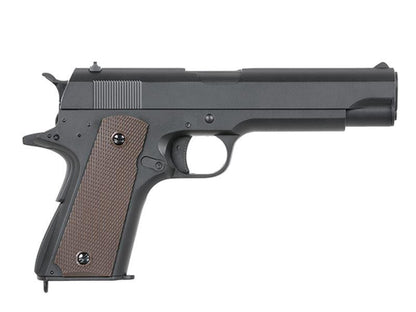 Cyma 1911 Mosfet AEP Pistol (Lipo Battery andh Charger Inc. - Black - CM123S)