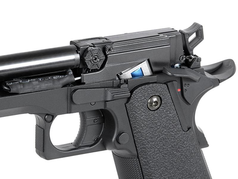 Cyma 5.1 Hi-Capa Mosfet AEP Pistol (Lipo Battery andh Charger Inc. - Black - CM128S)