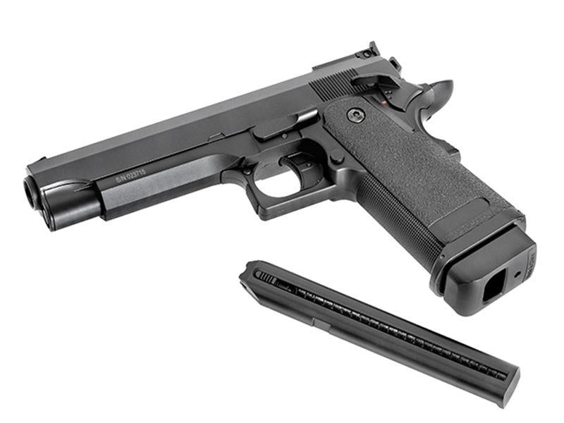 Cyma 5.1 Hi-Capa Mosfet AEP Pistol (Lipo Battery andh Charger Inc. - Black - CM128S)