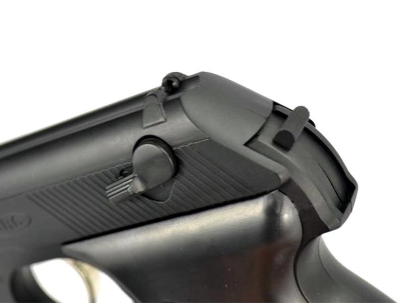 HFC PPK Now Blowback Gas Pistol (Black - GGH-0402B)