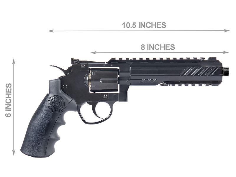 SRC 6.0" Titan Co2 Revolver (Full Metal - COR-801BX - Black)