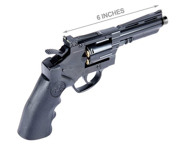 SRC 4.0" Titan Co2 Revolver (Full Metal - COR-802BX - Black)