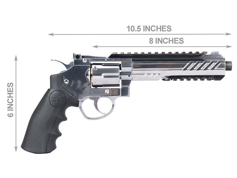 SRC 6.0" Titan Co2 Revolver (Full Metal - COR-801SX - Silver)