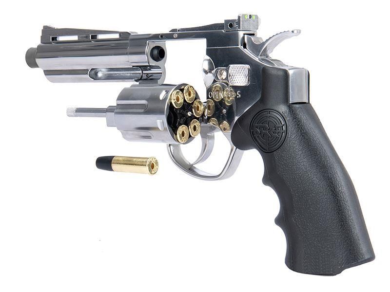 SRC 4.0" Titan Co2 Revolver (Full Metal - COR-802SX - Silver)