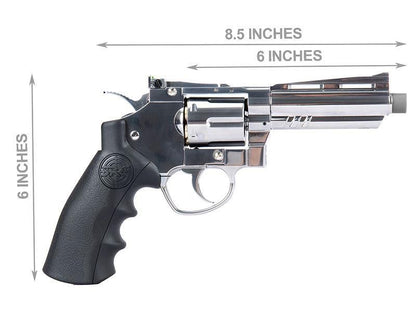 SRC 4.0" Titan Co2 Revolver (Full Metal - COR-802SX - Silver)