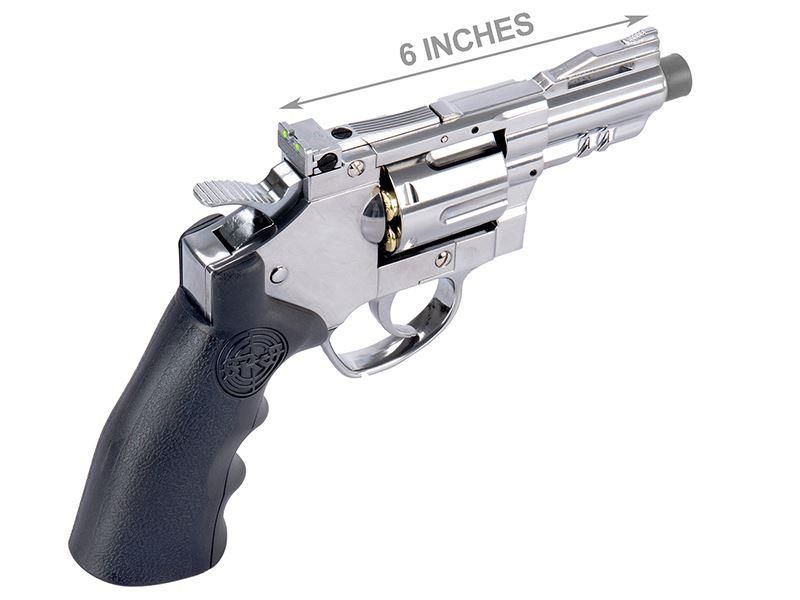 SRC 2.5" Titan Co2 Revolver (Full Metal - COR-803SX - Silver)