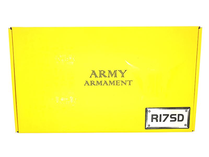 Army 17 Series Gen 4 Gas Blowback Pistol (Metal Slide - Black - R17GEN4)
