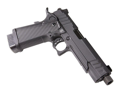 Secutor - LUDUS VI - Hi-Capa 5.1 Custom Pistol (Black Barrel - Co2 Powered - Gas Ready - Black)