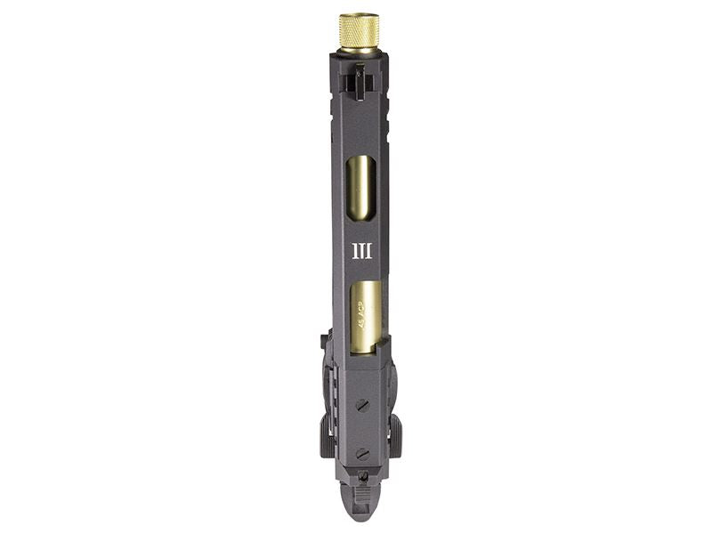 Secutor - LUDUS III - Hi-Capa 5.1 Custom Pistol (Gold Barrel - Co2 Powered - Gas Ready - Black)