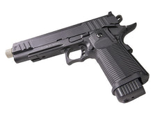 Secutor - LUDUS XI - Hi-Capa 5.1 Custom Pistol (Silver Barrel - Co2 Powered - Gas Ready - Black)