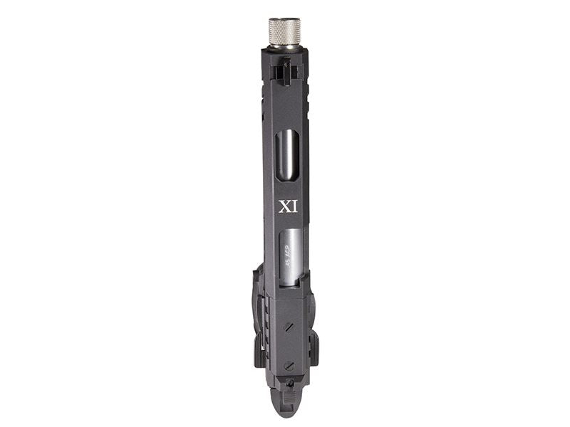 Secutor - LUDUS XI - Hi-Capa 5.1 Custom Pistol (Silver Barrel - Co2 Powered - Gas Ready - Black)