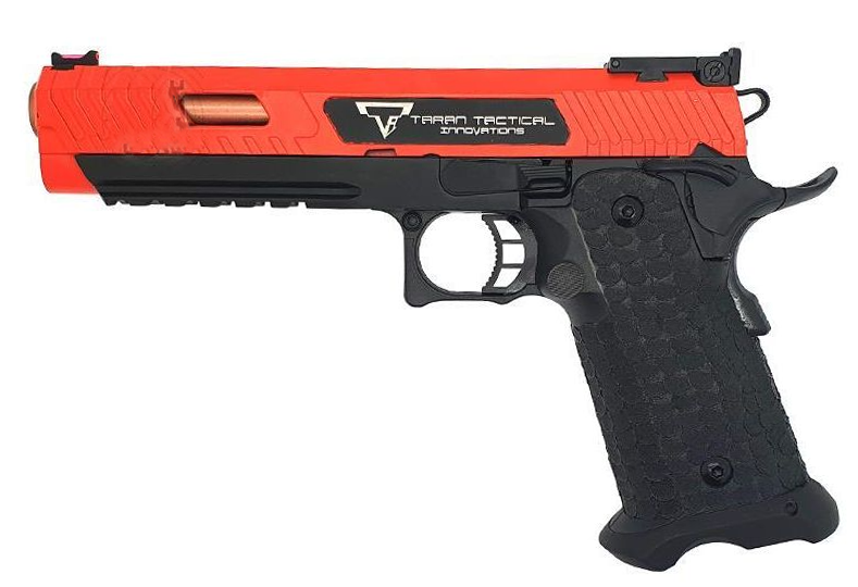 Jag Precision x Taran Tactical International Licensed JW3 Combat Master Gas Blowback Pistol (TTI - Full Metal - RED)