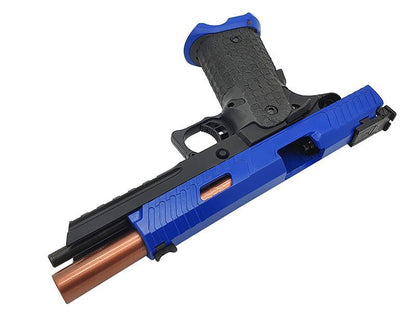 Army JW3 Baba Yaga Gas Blowback Pistol (Full Metal - Black - Two-Tone Blue)