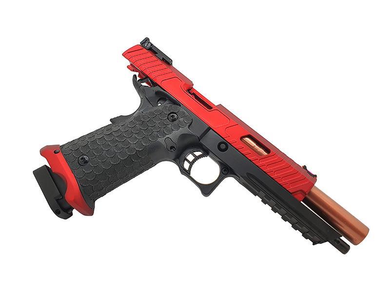 Army JW3 Baba Yaga Gas Blowback Pistol (Full Metal - Two-Tone Red - R601-RED)