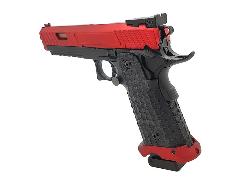 Army JW3 Baba Yaga Gas Blowback Pistol (Full Metal - Two-Tone Red - R601-RED)
