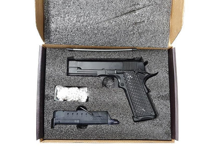 Golden Eagle Strike Warrior 1911 Gas Blowback Pistol (Metal - Black - 3305)
