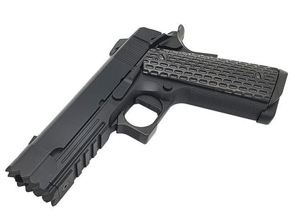 Golden Eagle Strike Warrior 1911 Gas Blowback Pistol (Metal - Black - 3305)