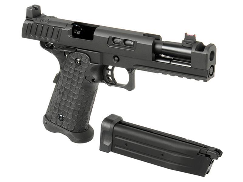 Army Custom Hi Cappa  Gas Blowback Pistol (R604 - Black)
