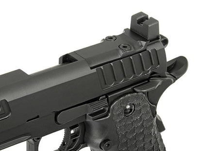 Army Custom Hi Cappa  Gas Blowback Pistol (R604 - Black)