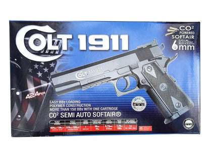 Colt 1911 Co2 Fixed Slide NBB Pistol (Black- Cybergun - 180306 )