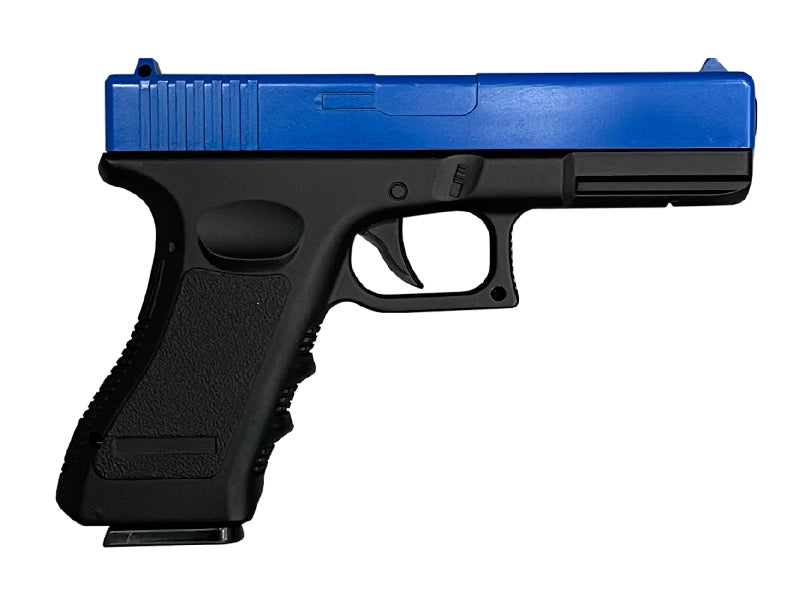 Vigor 17 Series Metal Spring Pistol with 6.5inch Sticky Target and 1000 0.12g BB Pellets (Blue)