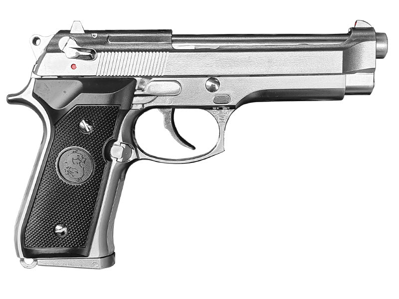 LS M9 Gas Blowback Pistol (Silver - GGB-9606S)