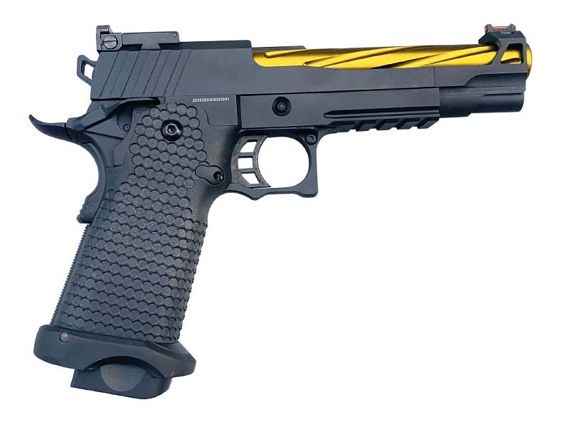 Golden Eagle Hi-Capa 5.1 Custom Series (Gold Barrel - Black - 3337)