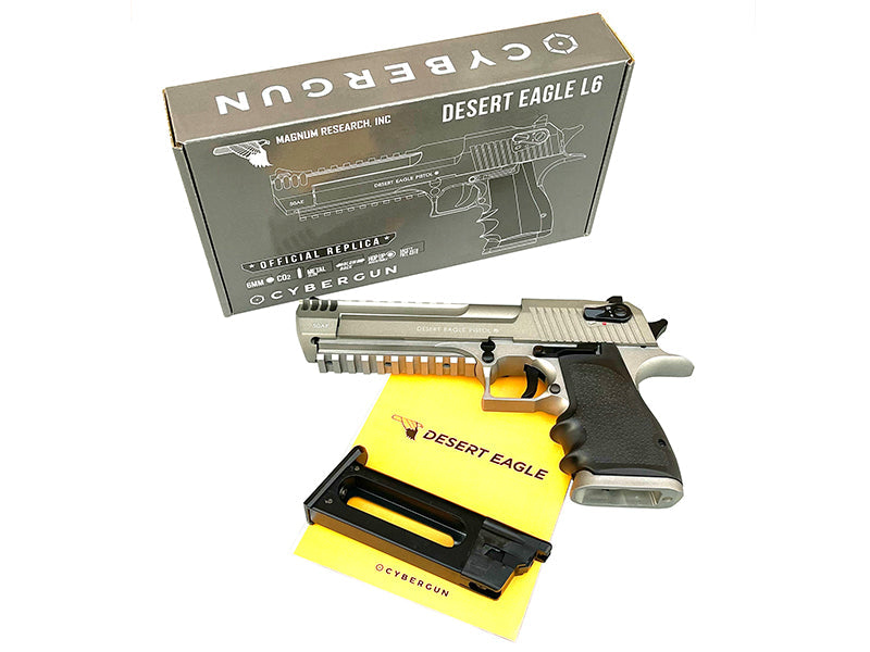 Desert Eagle L650AE Co2 Blowback Pistol (FULLY AUTO. - Cybergun - KWC - Silver - 950504)