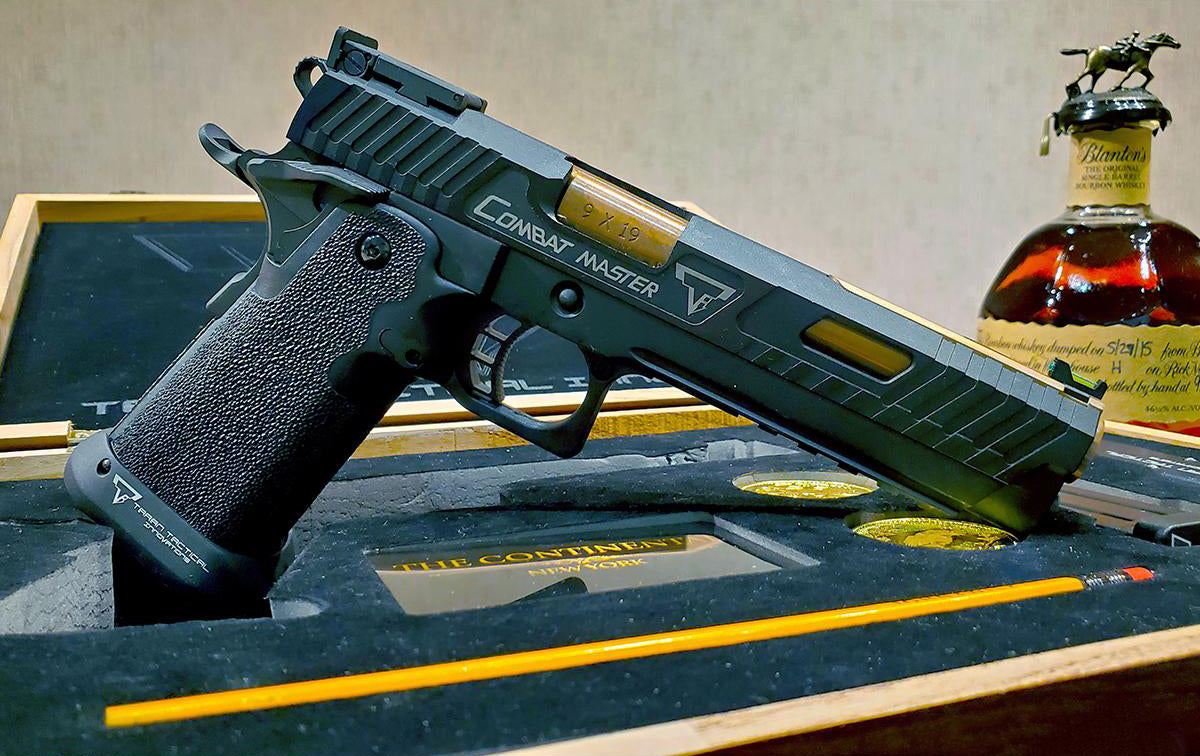 EMG x Armorer Works x Taran Tactical International Island Recon JW3 Combat Master GBBP (TTI - Full Metal - Black - TT-CM0200)