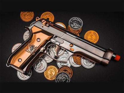WE M92F Calico Jack Gas Blowback Pistol (WE Custom Series - Full Metal)