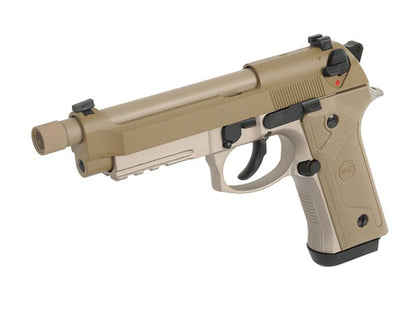SRC M92 SR9A3 Gas Blowback Pistol (Dual Powered - Tan - GB-0710D)