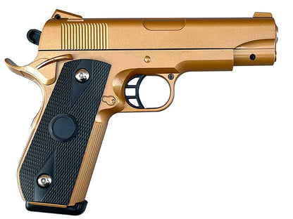 Vigor 5.1 Custom Spring Pistol (Full Metal - Gold - V9)