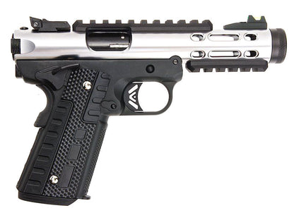 WE Galaxy 1911 Gas Blowback Pistol (Black Frame - Silver Slide)