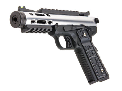 WE Galaxy 1911 Gas Blowback Pistol (Black Frame - Silver Slide)