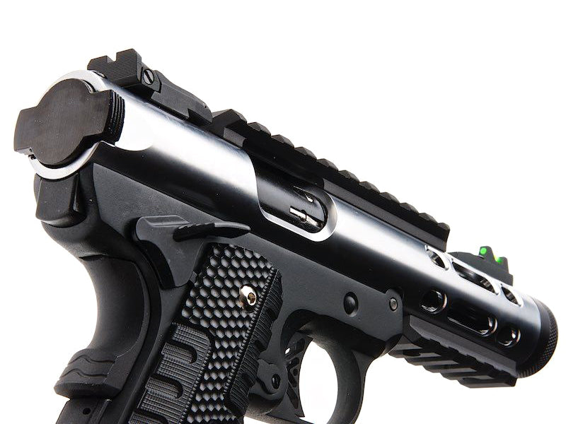 WE Galaxy 1911 Gas Blowback Pistol (Black Frame - Silver Slide)