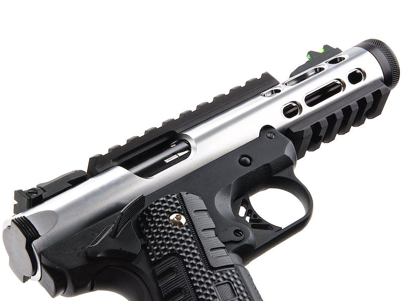 WE Galaxy 1911 Gas Blowback Pistol (Black Frame - Silver Slide)