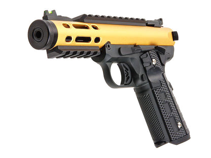 WE Galaxy 1911 Gas Blowback Pistol (Black Frame - Gold Slide)